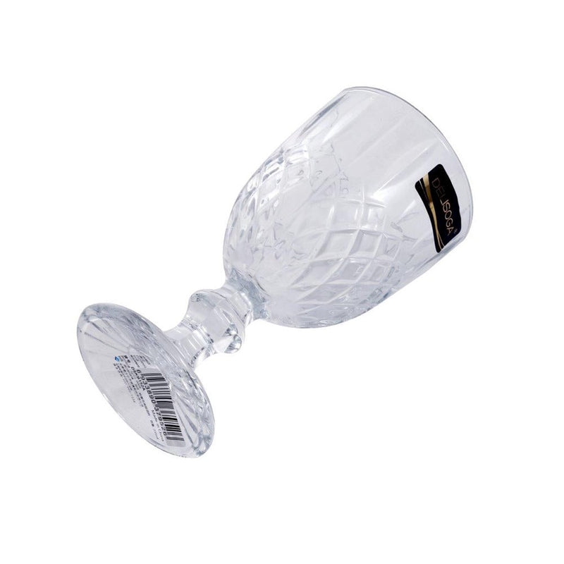 Glass Footed Drinking Tumbler Set of 6 Pcs (Ctn Box 8 units)