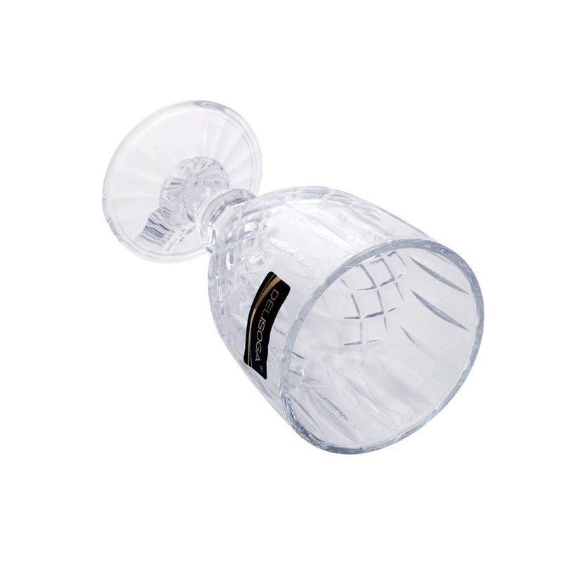 Glass Footed Drinking Tumbler Set of 6 Pcs (Ctn Box 8 units)
