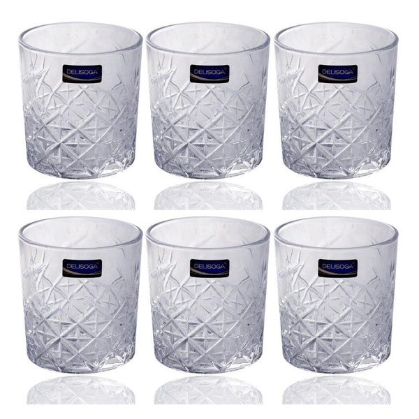 Drinking Glass Tumblers Set of 6 Pcs 340 ml