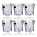 Premium Lead Free Glass Tumblers Set of 6 Pcs 240 ml (Ctn Box 12 units)