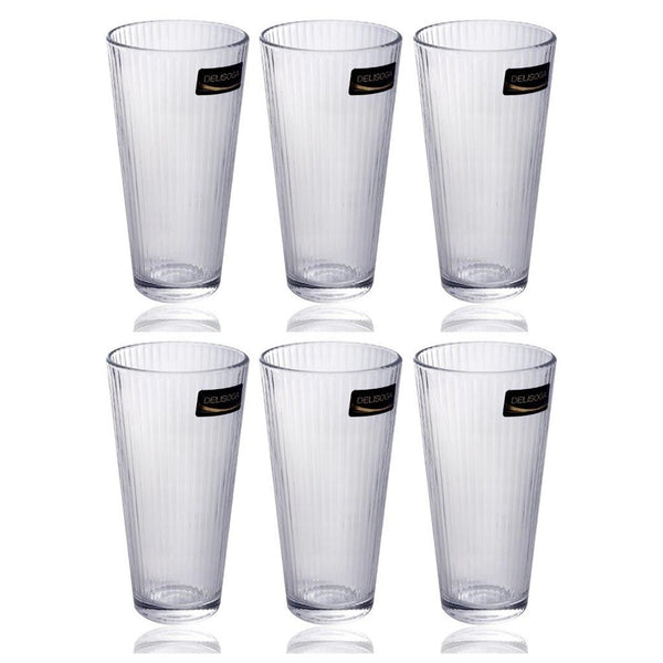 Drinking Glass Tumblers Set of 6 Pcs 410 ml
