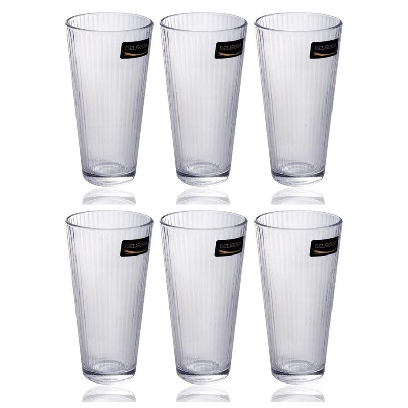 Drinking Glass Tumblers Set of 6 Pcs 410 ml