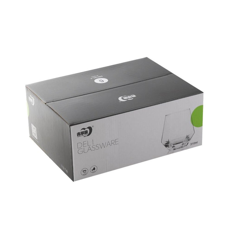 Drinking Glass Tumblers Set of 6 Pcs 310 ml (Ctn Box 12 units)