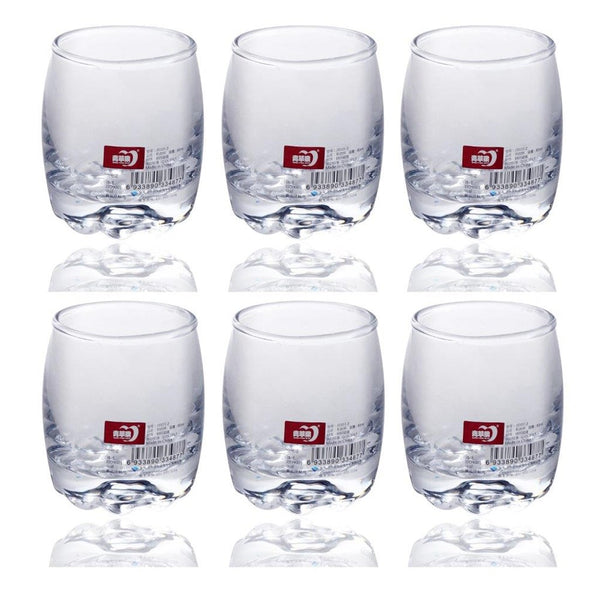 Drinking Glass Tumblers Set of 6 Pcs 80 ml (may be shot glass)