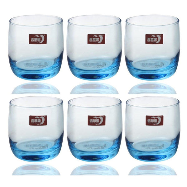 Drinking Hiball Coloured Glass Tumblers Set of 6 Pcs 315 ml