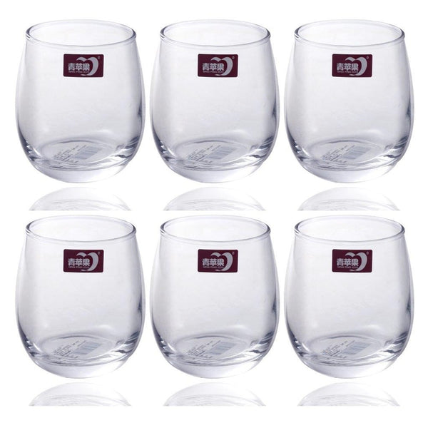 Drinking Hiball Glass Tumblers Set of 6 Pcs 350 ml