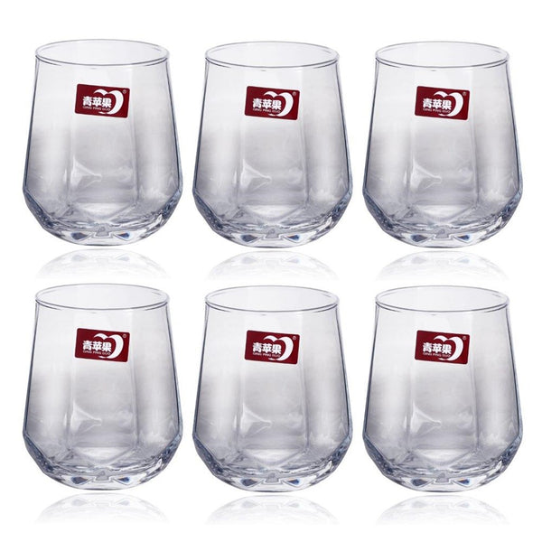Multipurpose Beverage Goblet Style Tumblers Set of 6 Pcs 310 ml