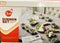 White Ceramic Serving Moon Star Shape Plate with Dips and Nut Bowl Set of 9 Pcs