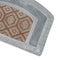 Multi-color Greek Key Border Rubber Non Slip Waterproof Entrance Door Welcome Door Mat 44*74 cm