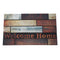 Wooden Board Print Indoor Outdoor Rubber Non Slip Waterproof Entrance Door Welcome Door Mat 45*75 cm