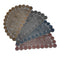 Multi-color Semi Circle Non Slip Waterproof Entrance Door Welcome Door Mat 45*75 cm