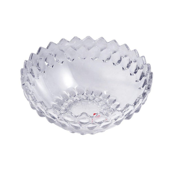 Crystal Cut Glass Fruit and Salad Pasta Serving Bowl 24 cm