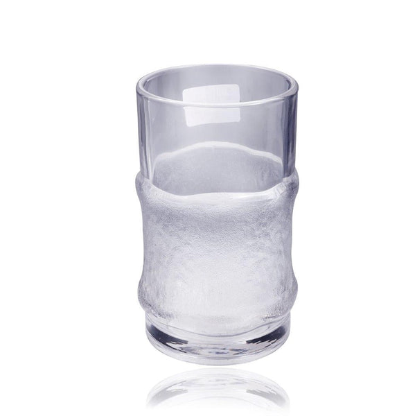 Drinking Rockslide Frosted Moulded Glass Tumblers Set of 6 Pcs 300 ml