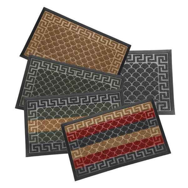 Multi-color Indoor Outdoor Rubber Non Slip Waterproof Entrance Door Welcome Door Mat 45*75 cm
