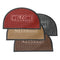Multi-color Semi Circle Non Slip Waterproof Entrance Door Welcome Door Mat 45*75 cm