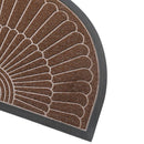 Multi-color Semi Circle Non Slip Waterproof Entrance Door Welcome Door Mat 45*75 cm (Ctn Box 50 units)