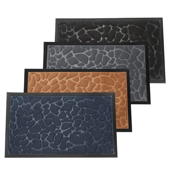 Multi-color Indoor Outdoor Rubber Non Slip Waterproof Entrance Door Welcome Door Mat 45*75 cm