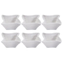 White Ceramic Fine Porcelain Serving and Dipping Bowl Snacks Fruits and Nuts Bowl Set of 6 Pcs 8*4.4 cm (Ctn Box 24 units)