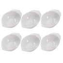White Ceramic Fine Porcelain Serving and Dipping Bowl Snacks Fruits and Nuts Bowl Set of 6 Pcs 10*4.5 cm (Ctn Box 36 units)