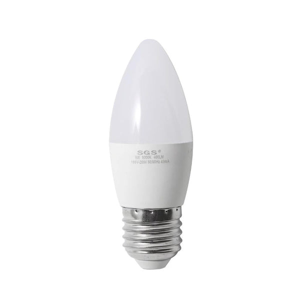 LED Light Bulb 5W E27 For Lamps Chandeliers 37 mm (Ctn Box 100 units)