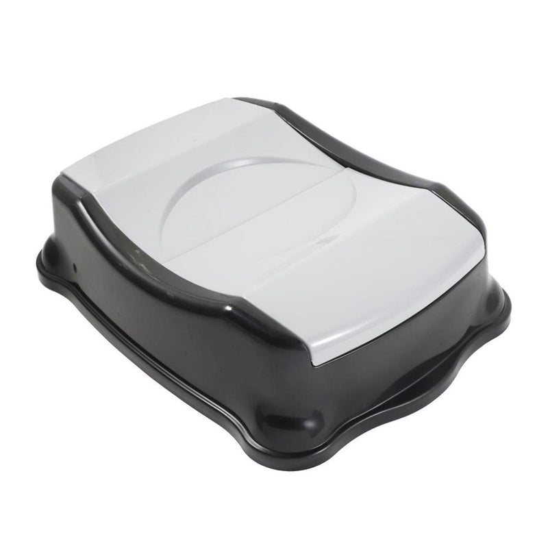 Multi-color Swing Top Rubbish Bin Plastic Waste Bin Trash Bin for Home Kitchen Office 32*24*41 cm