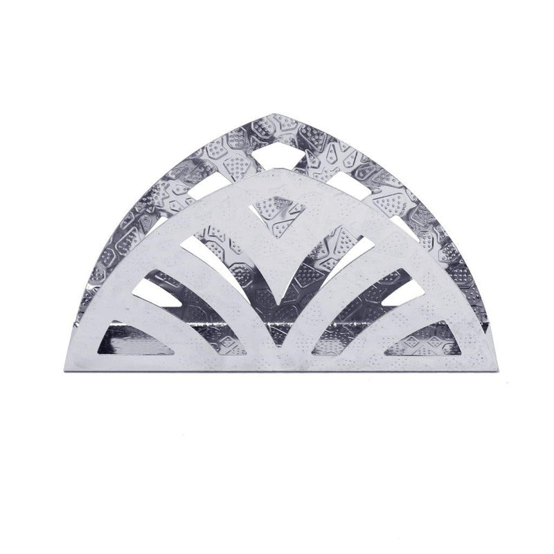 Deco Silver Metal Napkin Holder Serviette Dispenser 15.5*3.9*8.5 cm (Ctn Box 100 units)