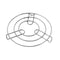 Metal Pot Stand Burner Rack Trivet 16*16*2.5 cm