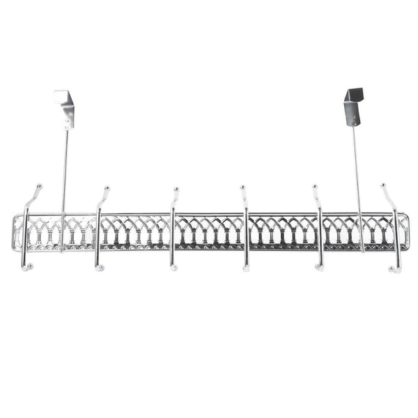 Wall Mounted Iron Utensil Holder Rack Kitchen Rail 5 Hooks 50*11*21 cm (Ctn Box 24 units)