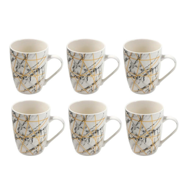 Ceramic Coffee Mug Latte Mug Marble Abstract Design Print 8.5*10 cm (Ctn Box 72 units)