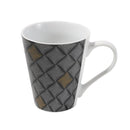 Ceramic Coffee Mug Latte Mug Chevron Abstract Design Print 8.5*10 cm (Ctn Box 72 units)
