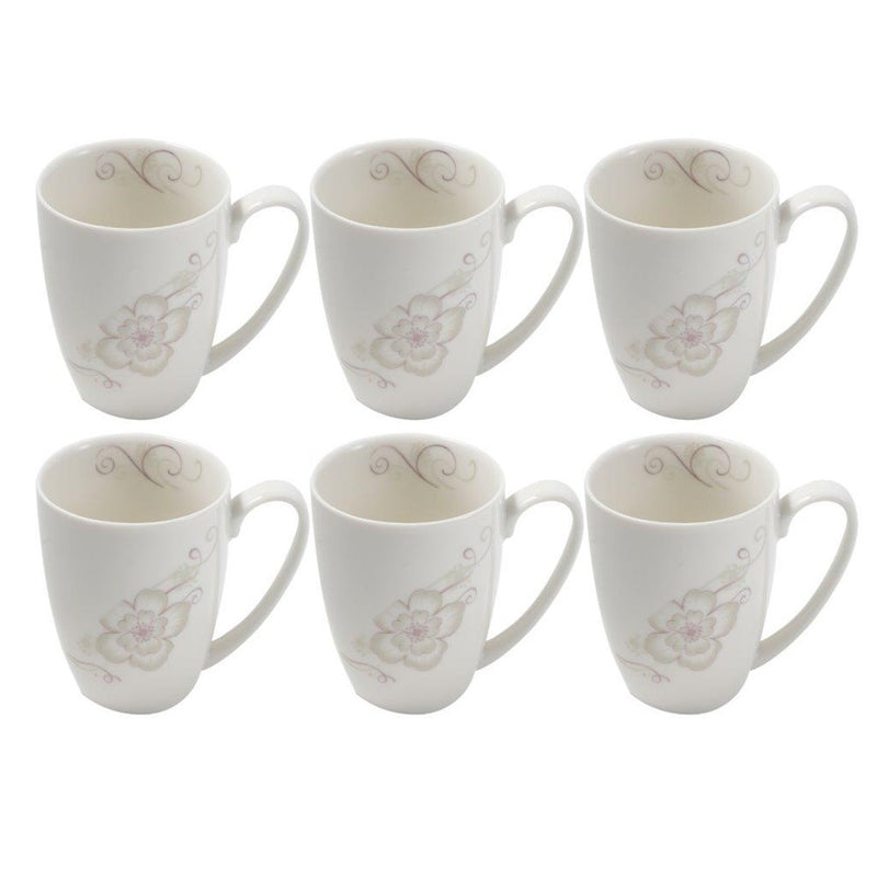 Ceramic Coffee Mug Latte Mug Floral Abstract Design Print 8.5*10 cm (Ctn Box 72 units)