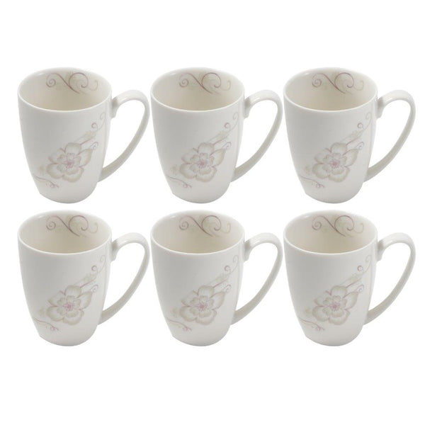 Ceramic Coffee Mug Latte Mug Floral Abstract Design Print 8.5*10 cm (Ctn Box 72 units)