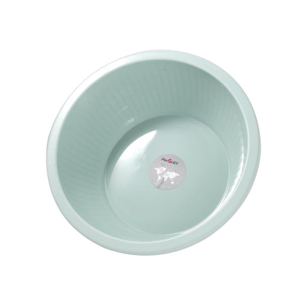 Multipurpose Plastic Round Wash Basin Wash Tub Multi-color 32 cm