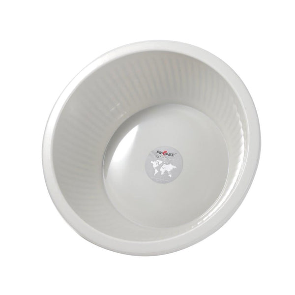 Multipurpose Plastic Round Wash Basin Wash Tub Multi-color 35 cm