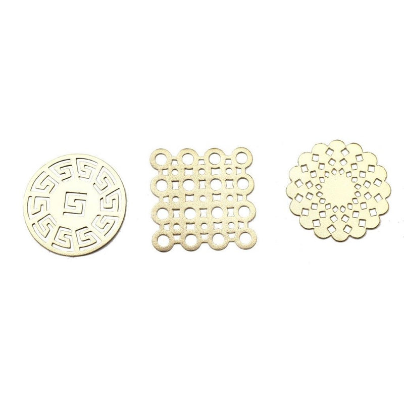 Deco Round Non Slip Coaster Heat Resistant Placemats Set of 6 cm 10 cm