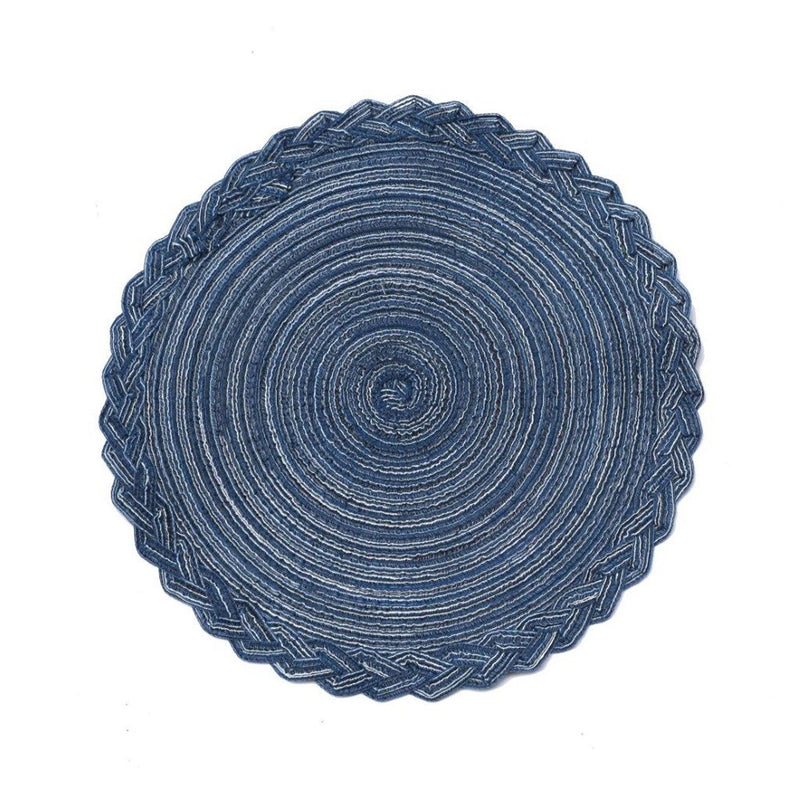 Multi-color Deco Round Braided Cotton Dining Table Placemat