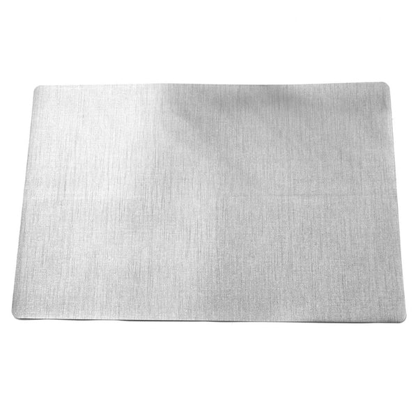 Multi-color Rectangle Metallic Pattern Plastic Dining Table Placemat