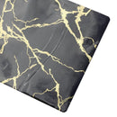 Multi-color Rectangle Metallic Marble Pattern Plastic Dining Table Placemat