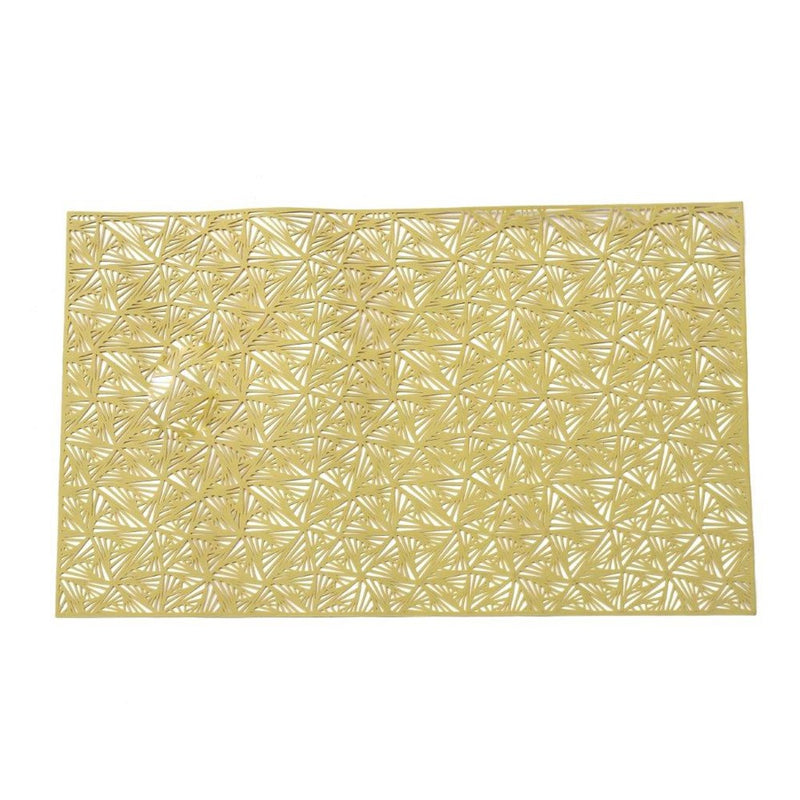 Multi-color Rectangle Abstract Pattern Plastic Dining Table Placemat