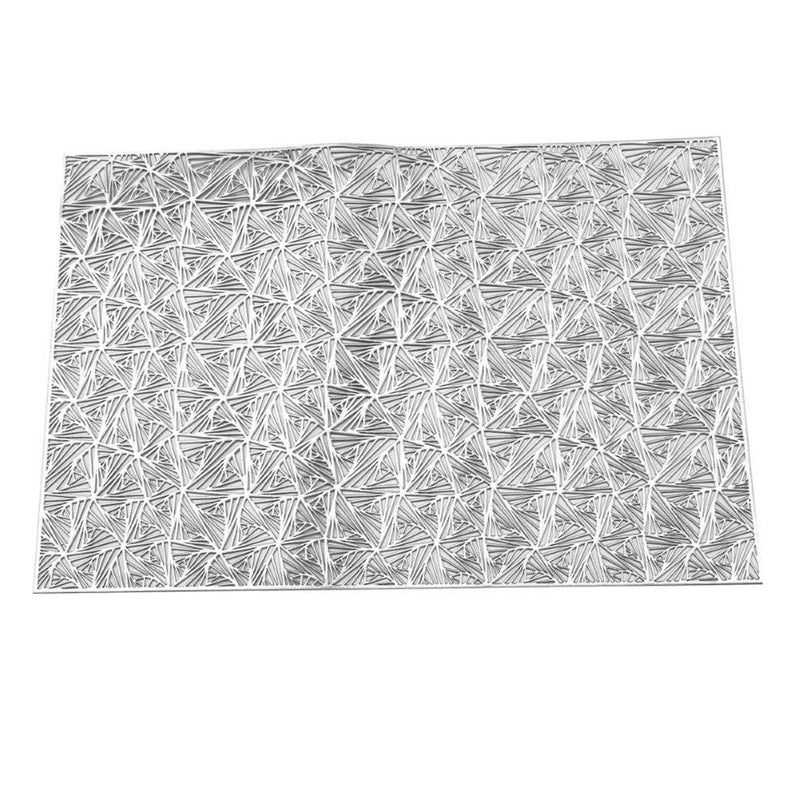 Multi-color Rectangle Abstract Pattern Plastic Dining Table Placemat