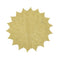Multi-color Sun Shape Abstract Pattern Plastic Dining Table Placemat