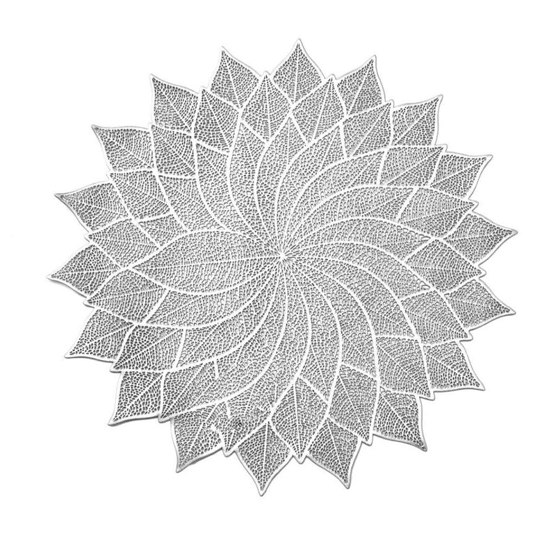 Multi-color Sun Shape Abstract Pattern Plastic Dining Table Placemat