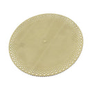 Multi-color Round Abstract Pattern Plastic Dining Table Placemat