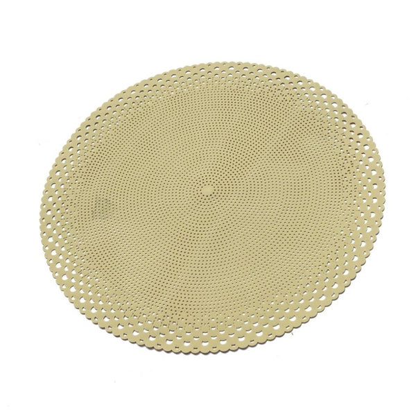 Multi-color Round Abstract Pattern Plastic Dining Table Placemat
