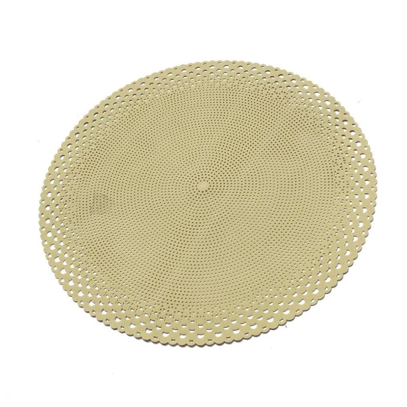 Multi-color Round Abstract Pattern Plastic Dining Table Placemat