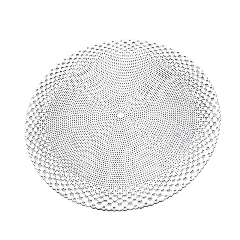Multi-color Round Abstract Pattern Plastic Dining Table Placemat