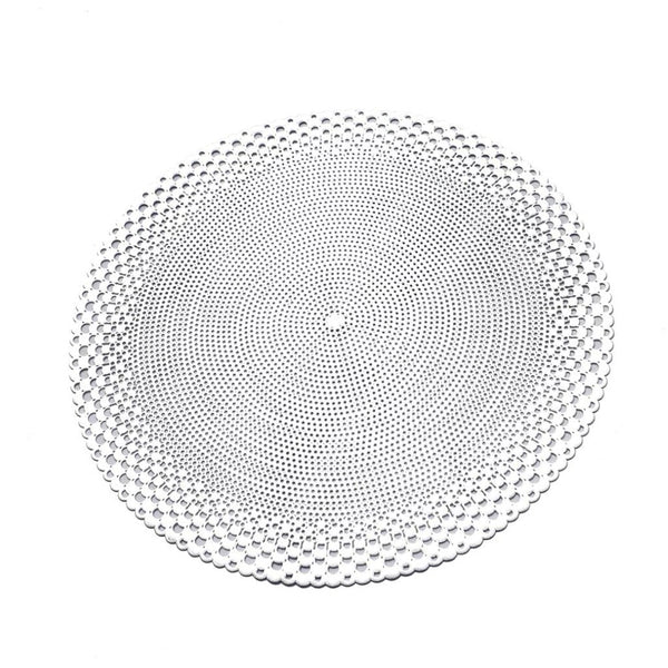 Multi-color Round Abstract Pattern Plastic Dining Table Placemat