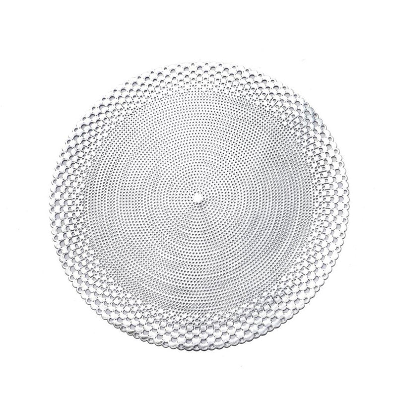 Multi-color Round Abstract Pattern Plastic Dining Table Placemat