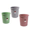 Multi-color Kitchen Home Trash Bucket Rubbish Bin 24.5*26.5 cm