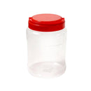 Plastic Food Container Storage Jar Set of 3 pcs with Lid 8.5*12CM/11*15CM/14*19 cm